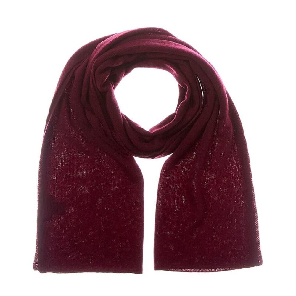 Forte Cashmere Oversized Cashmere Scarf, Red